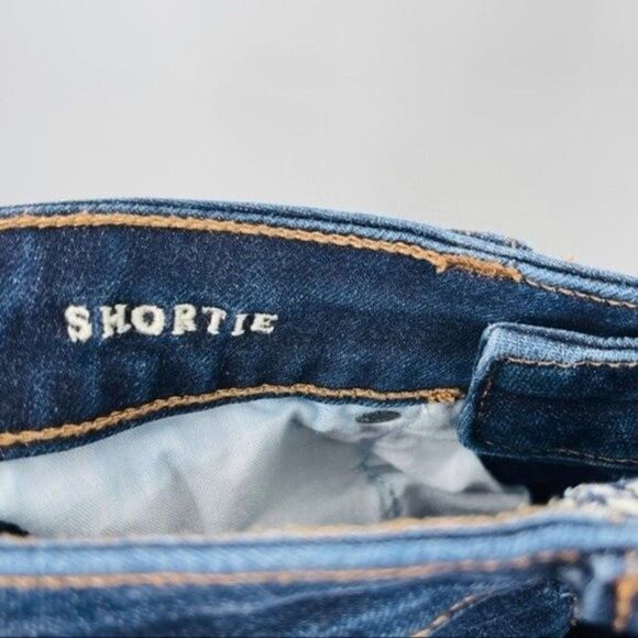 American eagle outfitters shorties shorts size 2 blue denim BoxS - Picture 4 of 5